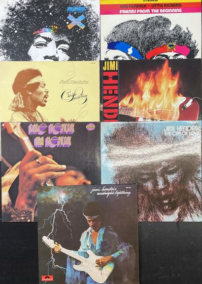 Pop 60/70's Sept disques 33 T - Jimi Hendrix

VG+ à EX; VG+ à EX