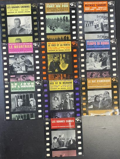 BANDES ORIGINALES DE FILMS 10 x Eps - Original Soundtracks, Barclay Label

VG to...