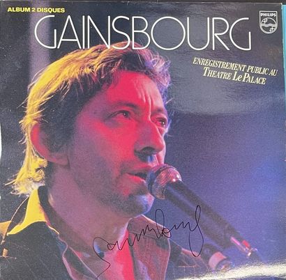 Dédicacé *Un disque 33T - Serge Gainsbourg, enregistrement public au théâtre Le Palace

Signé...