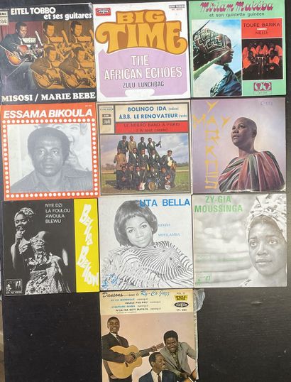 MUSIQUE DU MONDE Dix disques Ep/45 T - Musique africaine Afro

VG à EX; VG à EX