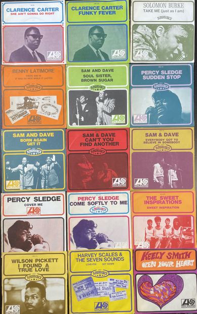Soul/rhythm and blues Quinze disques 45 T - Soul/rhythm and blues, label Atlantic

VG...