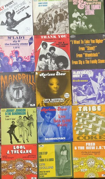 Soul/Funk Quinze disques 45 T - Funk 70's

VG à EX; VG à EX