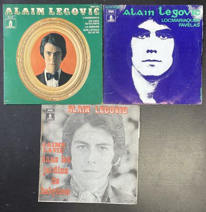 Chanteurs français Trois disques Ep/45 T - Alain Legovic, alias Alain Chanfort

VG+...