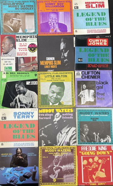 BLUES 15 x Eps/7'' - Blues

VG to EX; VG to EX