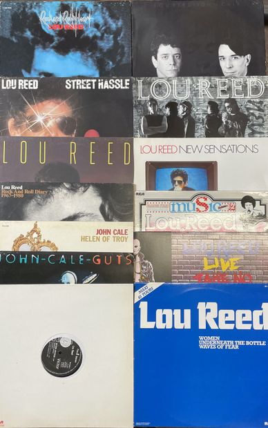 Pop 60/70's Treize disques 33 T (dont deux promo) - Lou Reed/John Cale

VG+ à EX;...