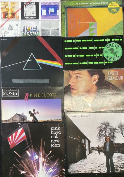 Pop 60/70's Huit disques 33 T - Pink Floyd & Co

VG à EX (trace de feutre rouge sur...