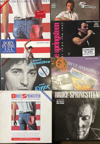 80/90's Huit disques maxi-45 T et 33 T (dont coffret) - Bruce Springsteen

VG à EX...