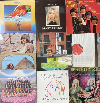 Pop 60/70's 10 x Lps - The Beatles/Members. Apple Label 
Reissues and German Pressings...