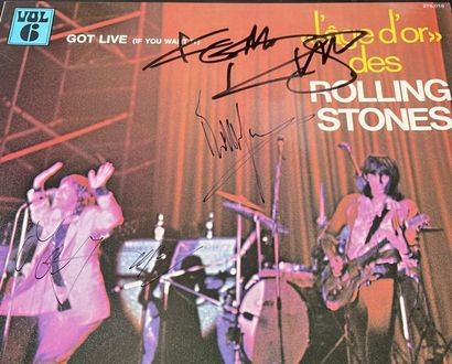 Pop 60/70's *1 x Lp - The Rolling Stones, "L'âge d'or, n°6" series

Signed by Mick...