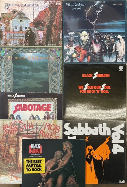 HARD ROCK Huit disques 33 T - Black Sabbath

VG+ à EX; VG+ à EX