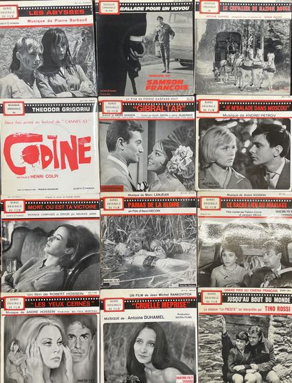 BANDES ORIGINALES DE FILMS Quatorze disques Ep - Bandes originales de films, série...