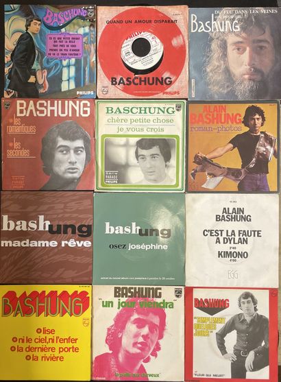 Chanteurs français Douze disques Ep/45 T (dont promo) - Alain Bashung

VG à EX; VG...