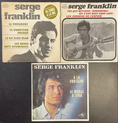 Chanteurs français Trois disques Ep/45 T - Serge Franklin

VG+ à EX; VG+ à EX