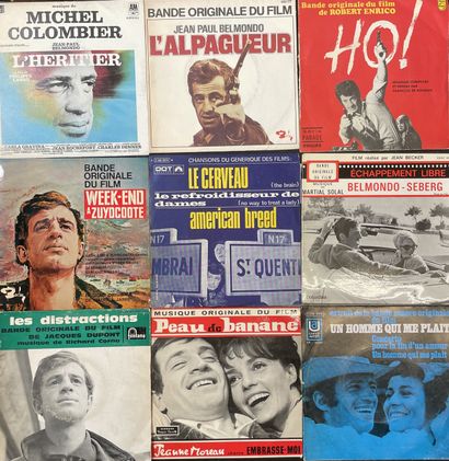 BANDES ORIGINALES DE FILMS Neuf disques Ep/45 T - Bandes originales de films avec...