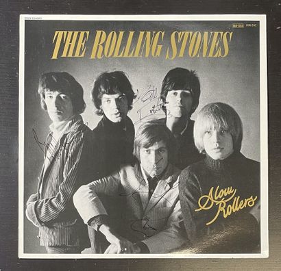 Pop 60/70's *Un disque 33 T - The Rolling Stones, "Slow Rollers"

Signé par Keith...