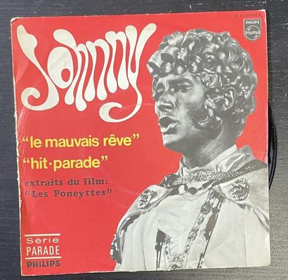 Chanteurs français Un disque 45 T - Johnny Hallyday, Bandes originales de films "Les...