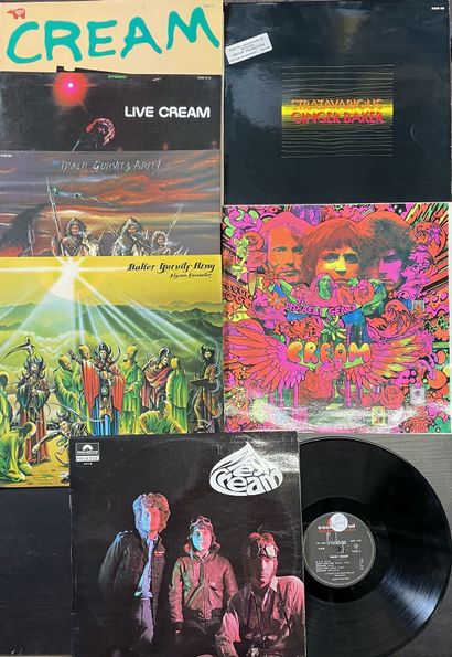 Pop 60/70's Sept disques 33 T - Cream/Eric Clapton

VG+ à EX; VG à EX