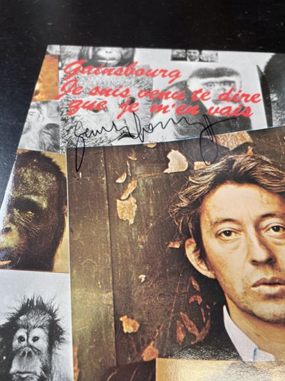 Dédicacé *Un disque 33T - Serge Gainsbourg "Je suis venu te dire que je m'en vais"

Seconde...