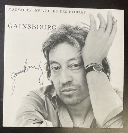 Dédicacé *Un disque - Serge Gainsbourg "Mauvaises nouvelles des étoiles"

Signé par...