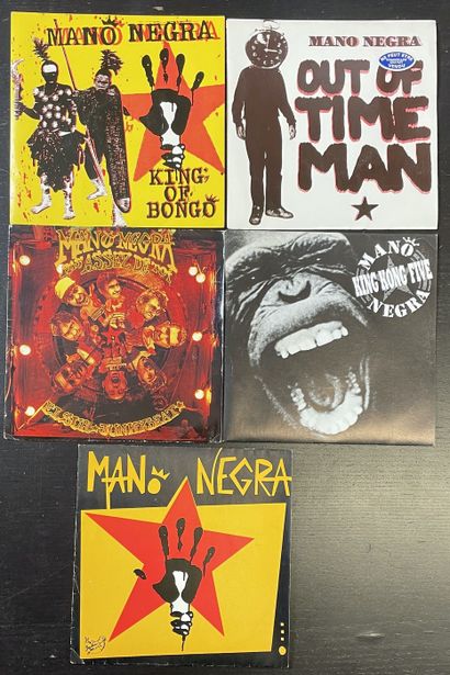 90's Cinq disques 45 T - Mano Negra

VG+ à EX; VG+ à EX