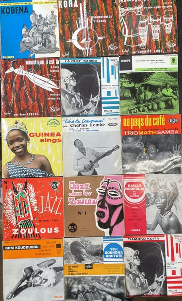 MUSIQUE DU MONDE Seize disques Ep - Musique africaine traditionnelle

VG à EX; VG...