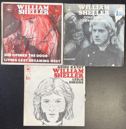 Chanteurs français Trois disques 45 T - William Sheller, première periode

VG+ à...