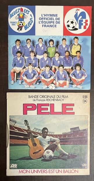 FOOTBALL Deux disques 45 T - Football

Dedicace de l'équipe de France de 1984

VG+...