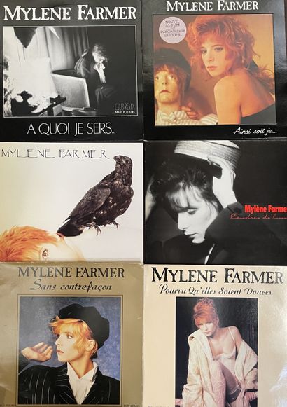 France Six disques maxi 45 T/33T - Mylène Farmer

VG+ à EX; VG+ à EX