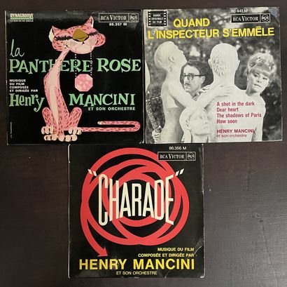 BANDES ORIGINALES DE FILMS Trois disques Ep - Bandes originales de films de Henry...