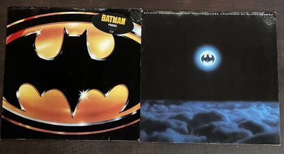 BANDES ORIGINALES DE FILMS Deux disques 33 T - Bandes originales pour Batman

VG...