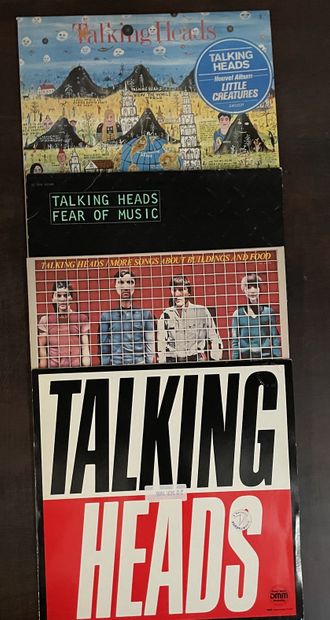 Pop 80/90's Quatre disques 33 T - Talking Heads 
VG+ à EX; VG+ à EX