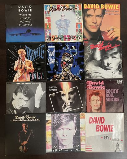 Pop 60/70's Douze disques 45 T - David Bowie

VG à EX; VG+ à EX