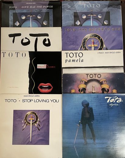Pop 80/90's Neuf disques maxi 45 T/33 T - Toto

VG+ à EX; VG+ à EX