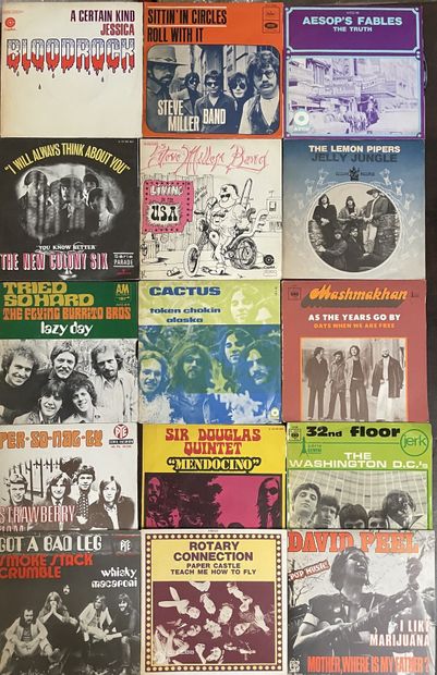 Pop 60/70's Quinze disques 45 T - Psyché nord-américaine 60/70's

VG+ à EX; VG+ à...