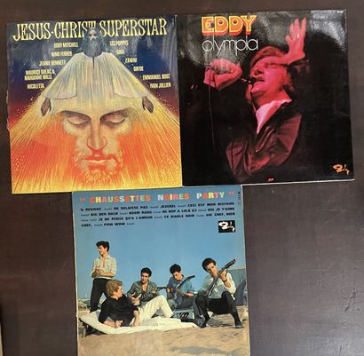 France Trois disques 33 T - Eddy Mitchell/Les chaussettes noires

VG à EX; VG à ...