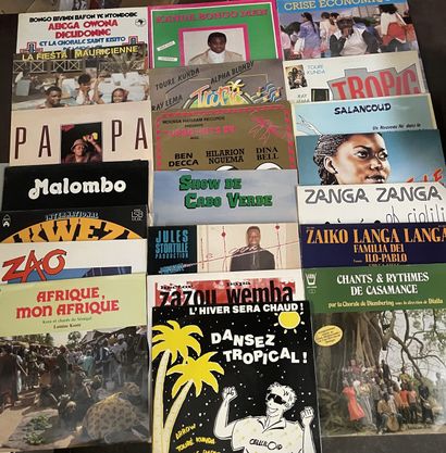 Musiques du Monde Ving-et-un disques 33 T - Musique antillaise/africaine

VG+ à EX,...