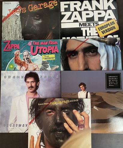 Pop 60/70's Sept disques 33 T - Frank Zappa 
VG à EX; VG à EX