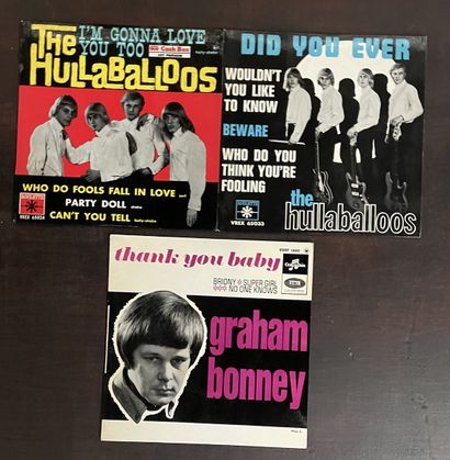 Pop 60/70's Trois disques Ep - Groupes 60's

VG+ à EX; VG+ à EX