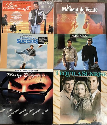 BANDES ORIGINALES DE FILMS Six disques 33 T - Bandes originales de films 90's

VG+...