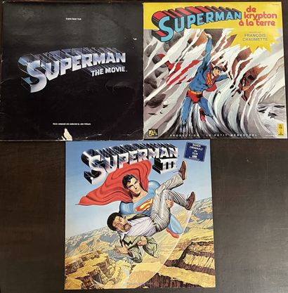 BANDES ORIGINALES DE FILMS Trois disques 33 T - Bandes originales pour Superman

VG...
