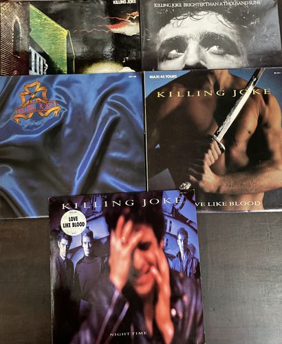Pop 80/90's Cinq disques maxi 45 T/33 T - Killing Joke

VG+ à EX; VG+ à EX