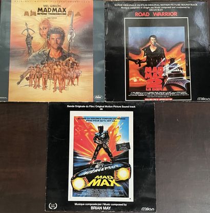 BANDES ORIGINALES DE FILMS Trois disques 33 T - Bandes originales pour Mad Max

VG...