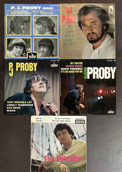 Pop 60/70's Cinq disques Ep - P. J. Proby

VG à EX; VG à EX