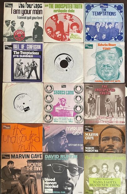 Soul/R&B/Funk Quinze disques 45 T (dont promo) - Soul/R&B, label Tamla Motown

VG+...