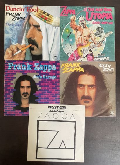 Pop 60/70's Cinq disques 45 T - Frank Zappa

VG+ à EX; VG+ à EX