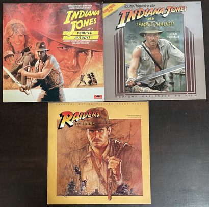BANDES ORIGINALES DE FILMS Trois disques 33 T - Bandes originales pour Indiana Jones

VG+...