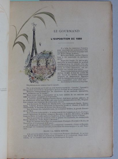 GASTRONOMIE 
L'ART CULINAIRE. 




PARIS-GOURMAND, numéro 23 du 15 août 1889 deuxième...