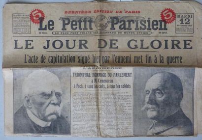 HISTOIRE, POLITIQUE, IDEOLOGIES LE PETIT PARISIEN, 

Mardi 12 novembre 1918. LE JOUR...