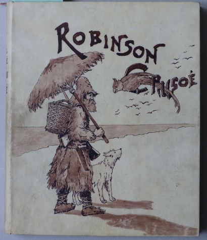 Enfantina DE FOE Daniel, 

ROBINSON CRUSOE, Illustrations de G. FRAIPONT. Henri Laurens...