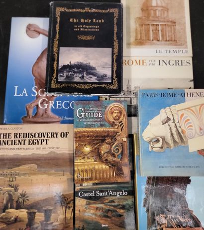 VARIA ROME, ART GREC, EGYPTE.

Lot de livres dont LA SCULPTURE GRECQUE, ROME vu par...